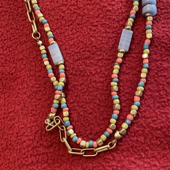 Layered Beaded Necklace - Picture 2 of 4